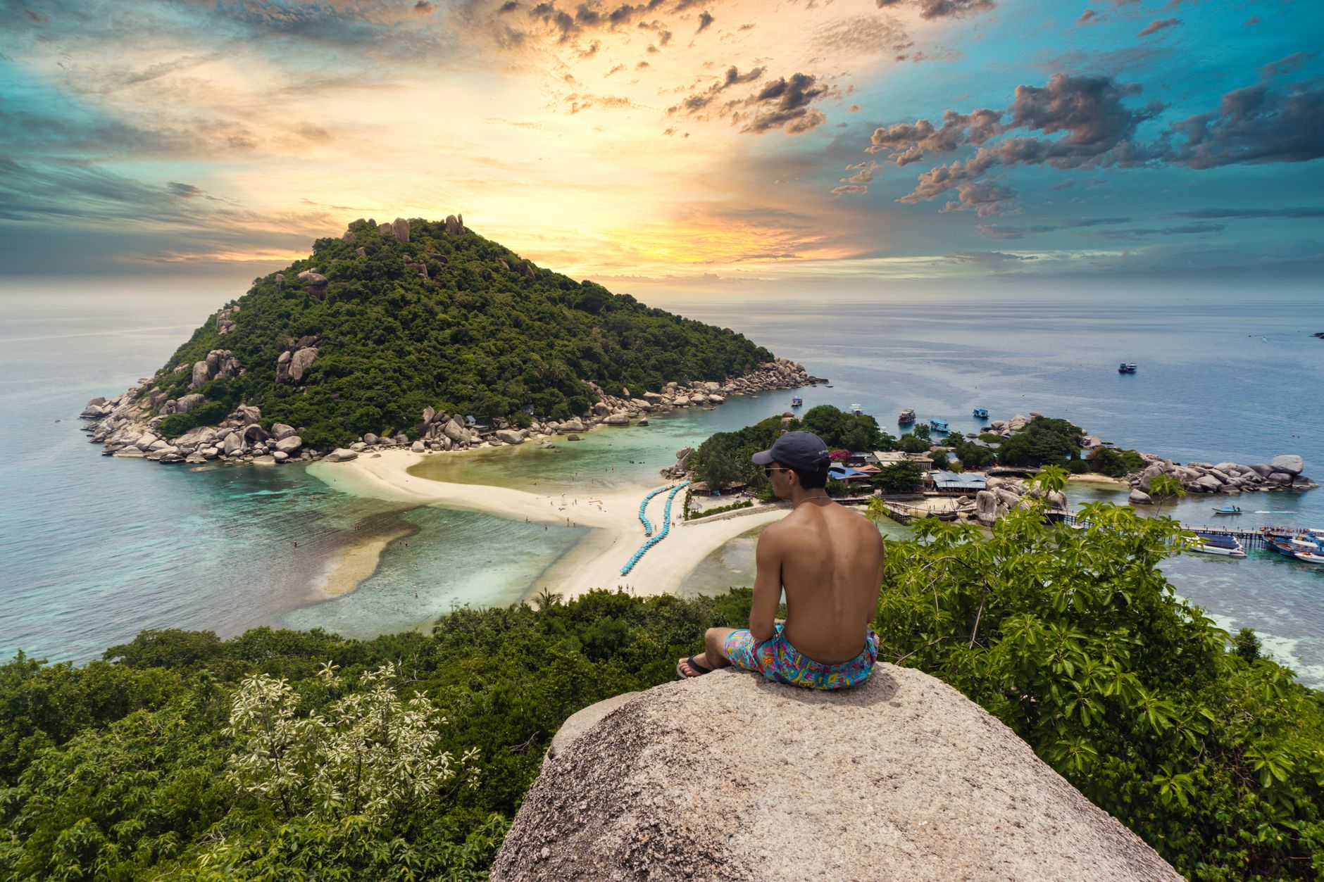 Koh Nang Yuan from the viewpoint